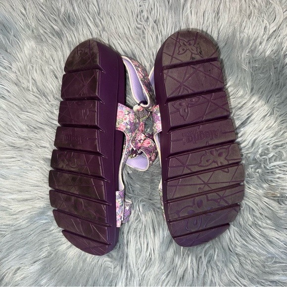 Alegria Henlee Garden Floral Sandals Size 42 (US 11.5–12) Vegan Comfort Velcro - Picture 3 of 6